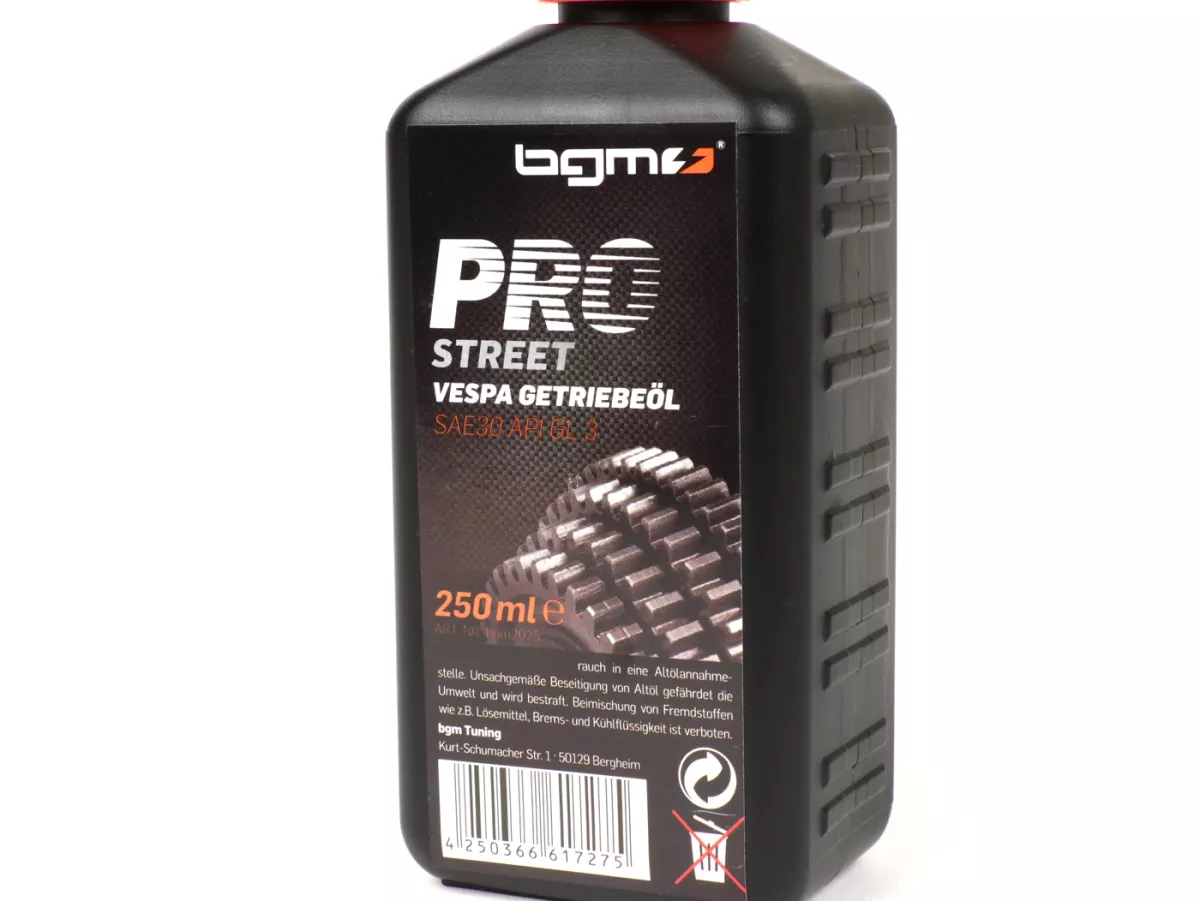 Gearbox oil -BGM PRO STREET- Vespa SAE30 API GL 3- 250ml