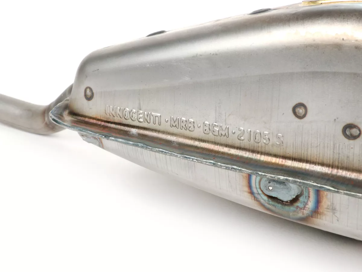 Exhaust -BGM PRO Clubman V4.0 for QUATTRINI M210- Lambretta series 1-3 - unpainted - LI 125, LI 150, LiS 125, LiS 150, TV 175, SX, TV, GT, GP 125, 150, 200