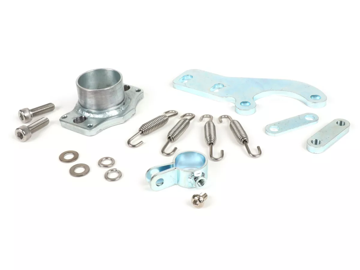 Exhaust -BGM PRO Clubman V4.0 for QUATTRINI M210- Lambretta series 1-3 - unpainted - LI 125, LI 150, LiS 125, LiS 150, TV 175, SX, TV, GT, GP 125, 150, 200