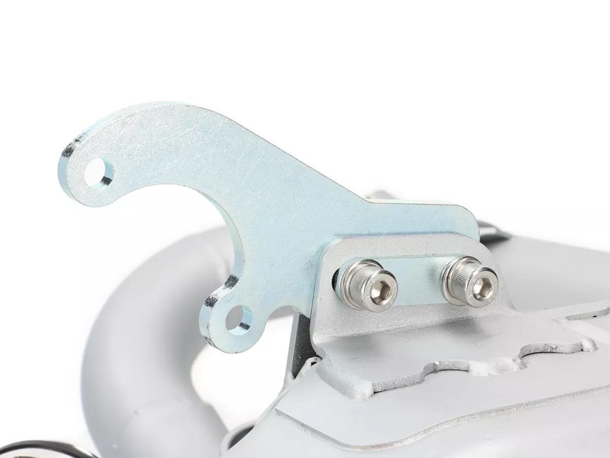 Avgasrör -BGM PRO Clubman Sport- Lambretta Serie 1-3 - Silver - LI 125, LI 150, LiS 125, LiS 150, TV 175, SX, TV, GT, GP 125, 150, 200