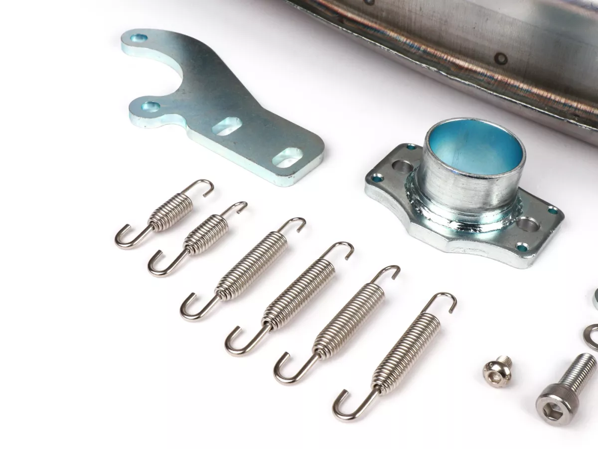 Knalpot -BGM PRO Clubman Sport untuk SIMONINI Killercase- Lambretta Seri 1-3 - tidak dicat - LI 125, LI 150, LiS 125, LiS 150, TV 175, SX, TV, GT, GP 125, 150, 200