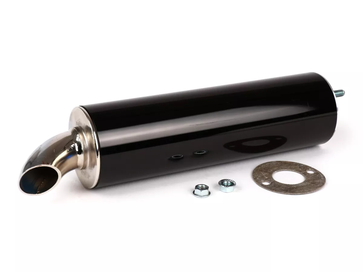 Knalpot -BGM PRO Clubman Sport untuk SIMONINI Killercase- Lambretta Seri 1-3 - tidak dicat - LI 125, LI 150, LiS 125, LiS 150, TV 175, SX, TV, GT, GP 125, 150, 200