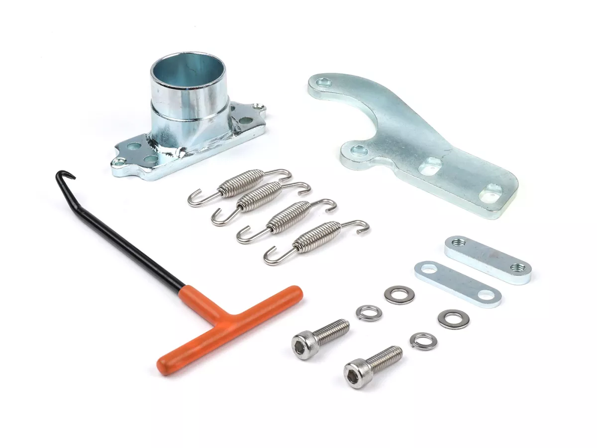 Uitlaat -BGM PRO Clubman Sport- Lambretta Serie 1-3 - ongelakt - LI 125, LI 150, LiS 125, LiS 150, TV 175, SX, TV, GT, GP 125, 150, 200