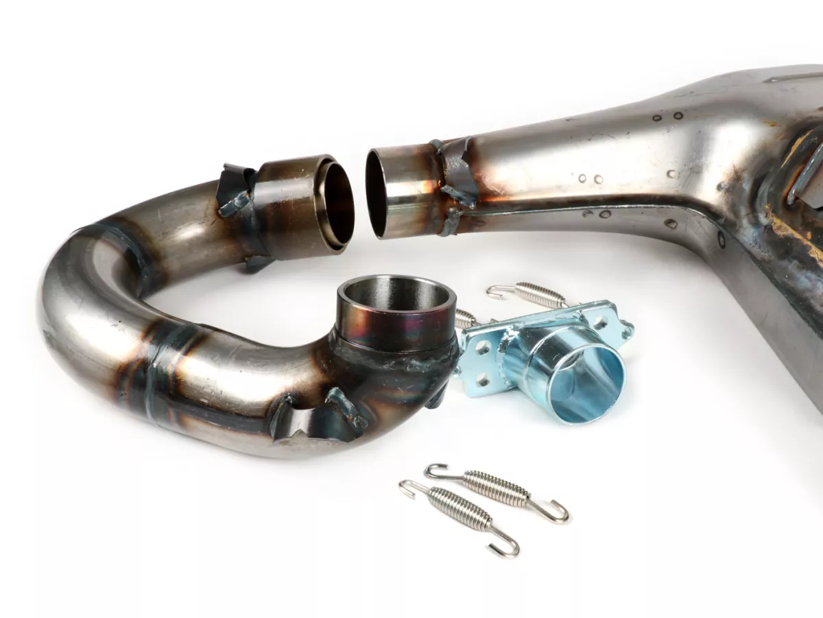 Knalpot -BGM PRO Clubman V4.0- Lambretta Seri 1-3 - tidak dicat - LI 125, LI 150, LiS 125, LiS 150, TV 175, SX, TV, GT, GP 125, 150, 200