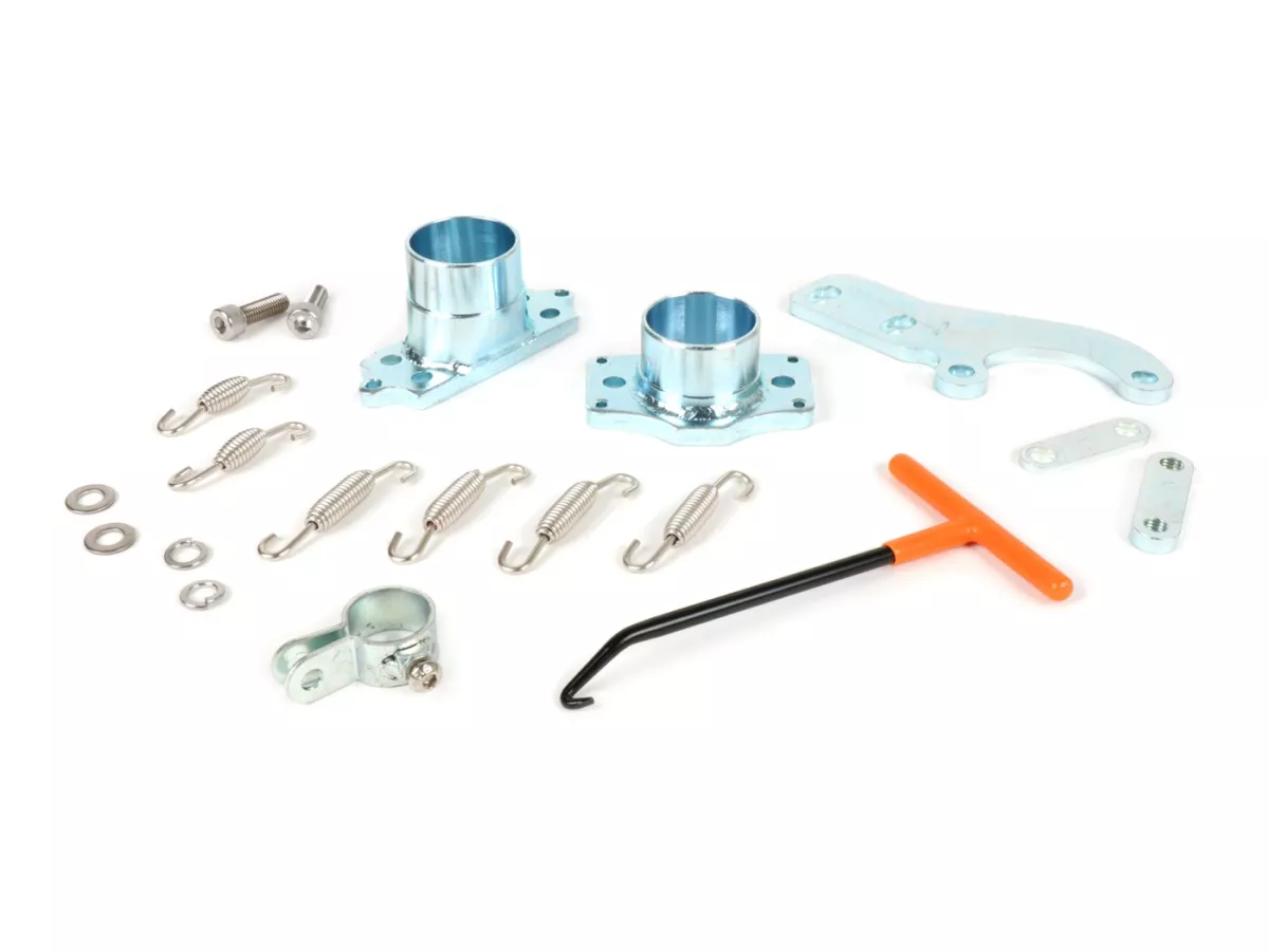Knalpot -BGM PRO Clubman V4.0- Lambretta Seri 1-3 - tidak dicat - LI 125, LI 150, LiS 125, LiS 150, TV 175, SX, TV, GT, GP 125, 150, 200