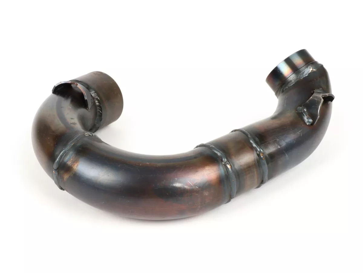 Manifold knalpot -BGM PRO Clubman V4.0- Lambretta Seri 1-3 - tidak dicat - LI 125, LI 150, LiS 125, LiS 150, TV 175, SX, TV, GT, GP 125, 150, 200