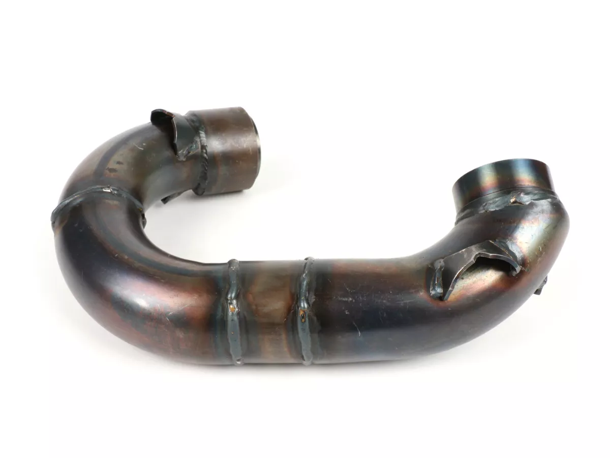 Manifold knalpot -BGM PRO Clubman V4.0- Lambretta Seri 1-3 - tidak dicat - LI 125, LI 150, LiS 125, LiS 150, TV 175, SX, TV, GT, GP 125, 150, 200