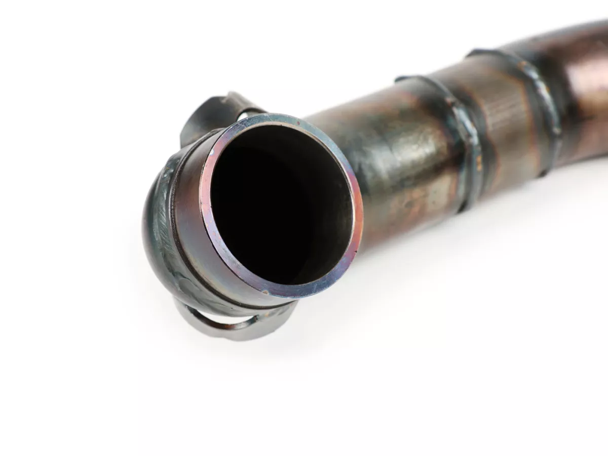 Manifold knalpot -BGM PRO Clubman V4.0- Lambretta Seri 1-3 - tidak dicat - LI 125, LI 150, LiS 125, LiS 150, TV 175, SX, TV, GT, GP 125, 150, 200