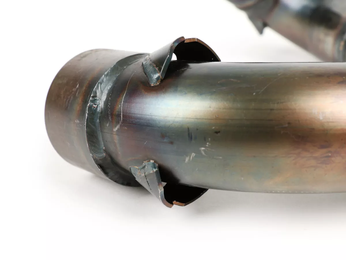 Manifold knalpot -BGM PRO Clubman V4.0- Lambretta Seri 1-3 - tidak dicat - LI 125, LI 150, LiS 125, LiS 150, TV 175, SX, TV, GT, GP 125, 150, 200