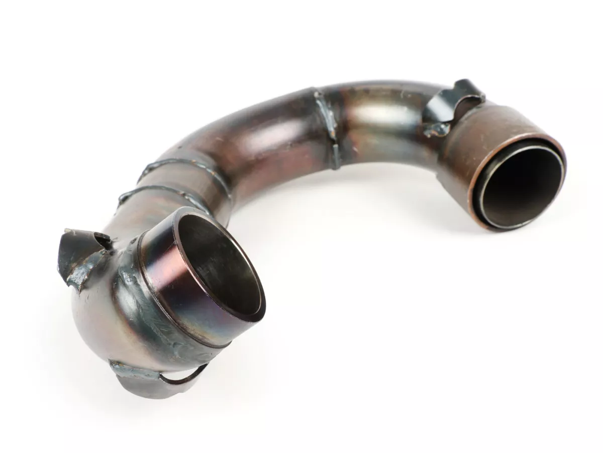 Manifold knalpot -BGM PRO Clubman V4.0- Lambretta Seri 1-3 - tidak dicat - LI 125, LI 150, LiS 125, LiS 150, TV 175, SX, TV, GT, GP 125, 150, 200