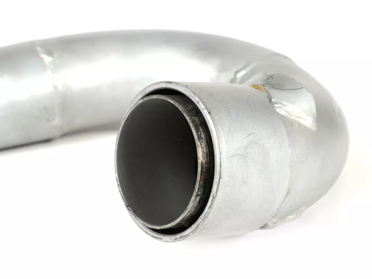 Manifold knalpot -BGM PRO Clubman V4.0- Lambretta Seri 1-3 - Silver - LI 125, LI 150, LiS 125, LiS 150, TV 175, SX, TV, GT, GP 125, 150, 200