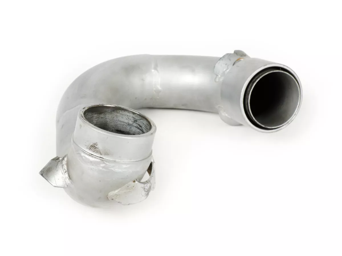 Manifold knalpot -BGM PRO Clubman V4.0- Lambretta Seri 1-3 - Silver - LI 125, LI 150, LiS 125, LiS 150, TV 175, SX, TV, GT, GP 125, 150, 200