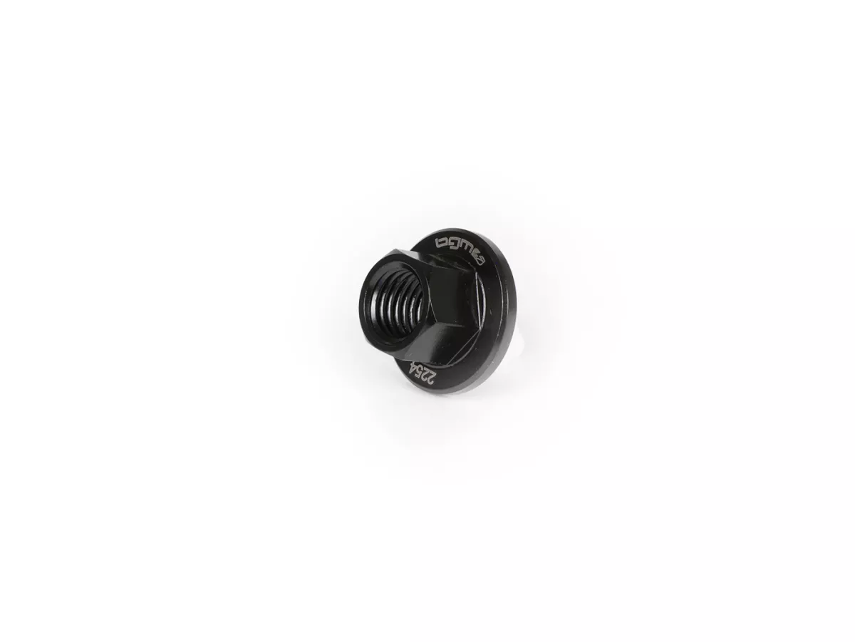 Tuerca de pivote M11 x 1,50 (alta resistencia) collar Ø=24mm h=3mm SW=14 -BGM PRO- Vespa Wideframe VM, VB, VL, VNA, VBA, GS150 / GS3
