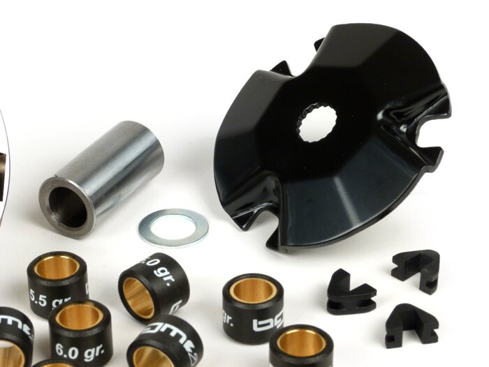 Variomatic -BGM PRO- Minarelli 50 ccm (Type MA, MY, CW, CA, CY) Aerox, Nitro, SR50 - Gewichten 16x13mm (5,0/5,5/6,0 gram)