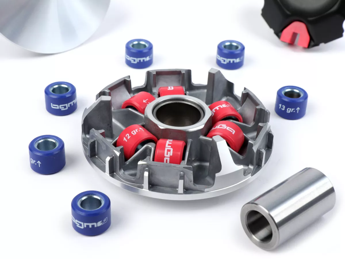 Variator set -BGM PRO, Piaggio I-Get AC-  Vespa Primavera 125 (ZAPM81100, ZAPM81101, ZAPMA1100, ZAPMA1101, ZAPMD1100), Vespa Sprint 125 (ZAPM81300, ZAPM81301, ZAPMA1300, ZAPMA1301, ZAPMD1101), Piaggio Liberty 125 (RP8M89100, RP8MA4100, RP8MD4100, ZAPMA610