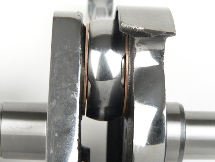 Crankshaft -BGM PRO Racing (rotary slider)- Vespa V50, PK50 S (Ø 19mm cone)