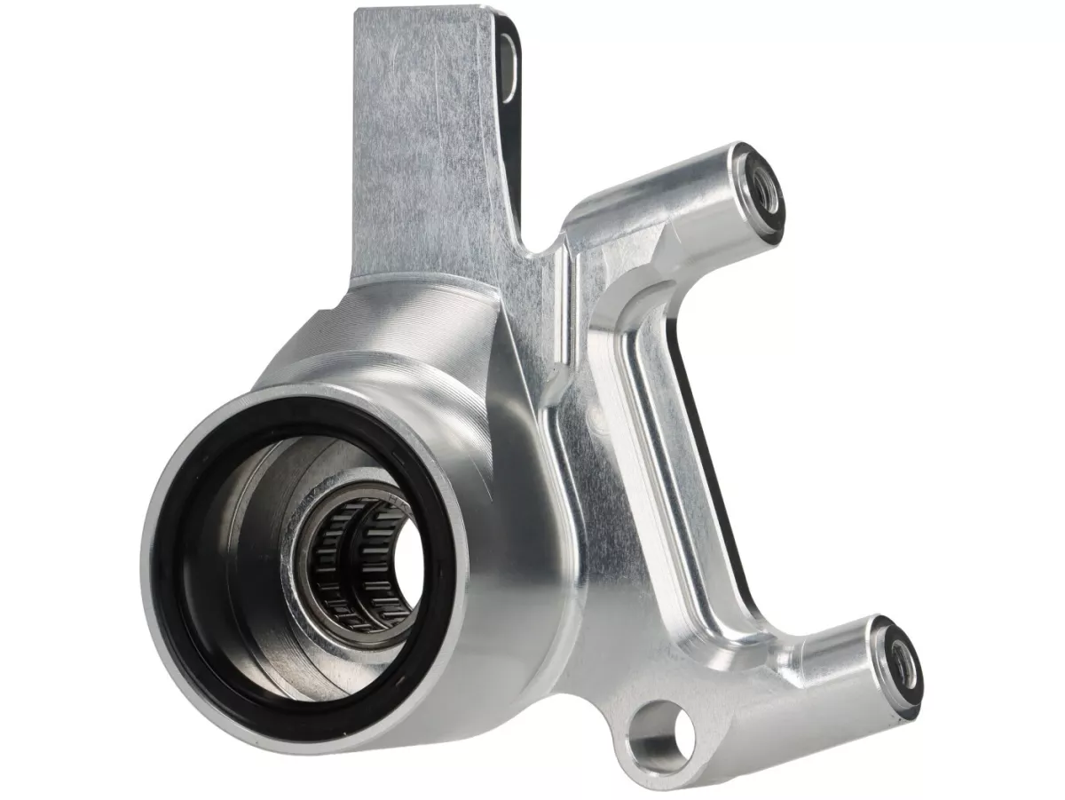 Kit completo de freno delantero - Freno radial BGM PRO SPORT de 4 pistones con adaptador fresado CNC incl. certificado TÜV - adecuado para LML Star/Stella - plateado