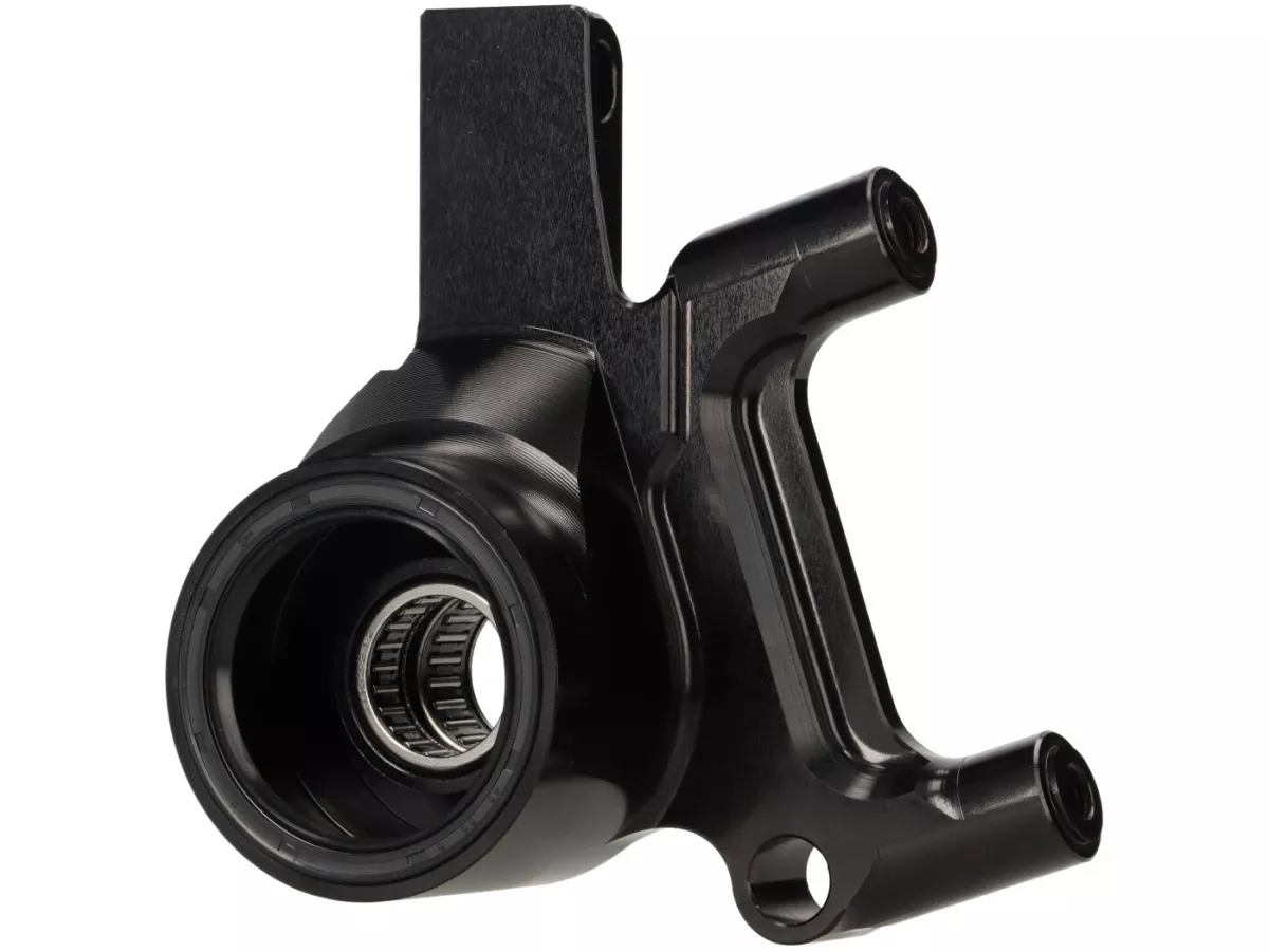 Soporte de pinza de freno delantero BGM PRO SPORT (con certificado de piezas TÜV), CNC Touring, radial, tambor de freno tipo LML- LML, Stella, Star - negro