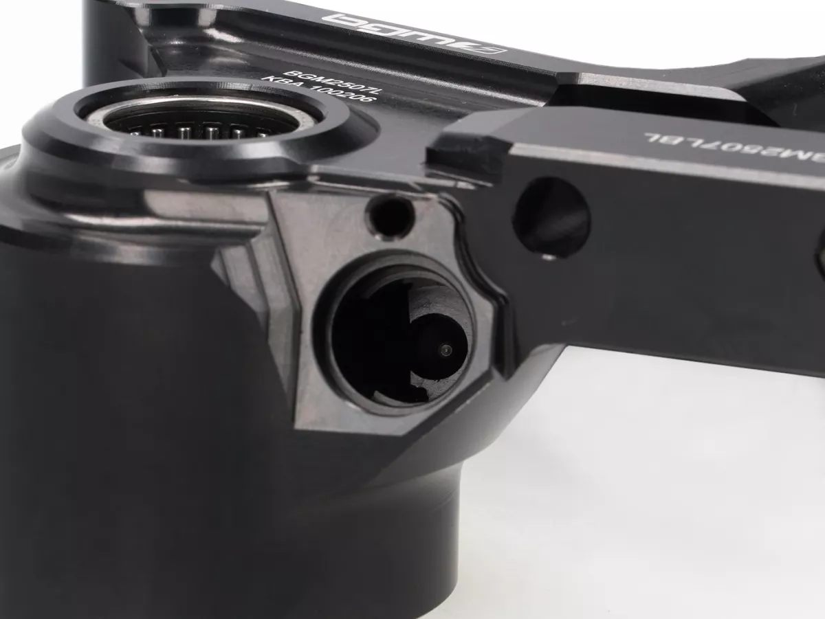 Soporte de pinza de freno delantero BGM PRO SPORT (con certificado de piezas TÜV), CNC Touring, radial, tambor de freno tipo LML- LML, Stella, Star - negro