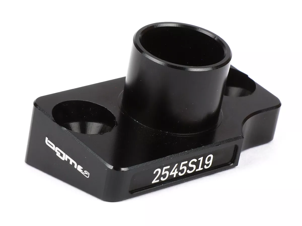 Inlaatspruitstuk -BGM PRO- voor Polini SpeedEngine en Pinasco Powercasing, Piaggio Ciao, Bravo, Boxer en Si, AW=Ø19mm