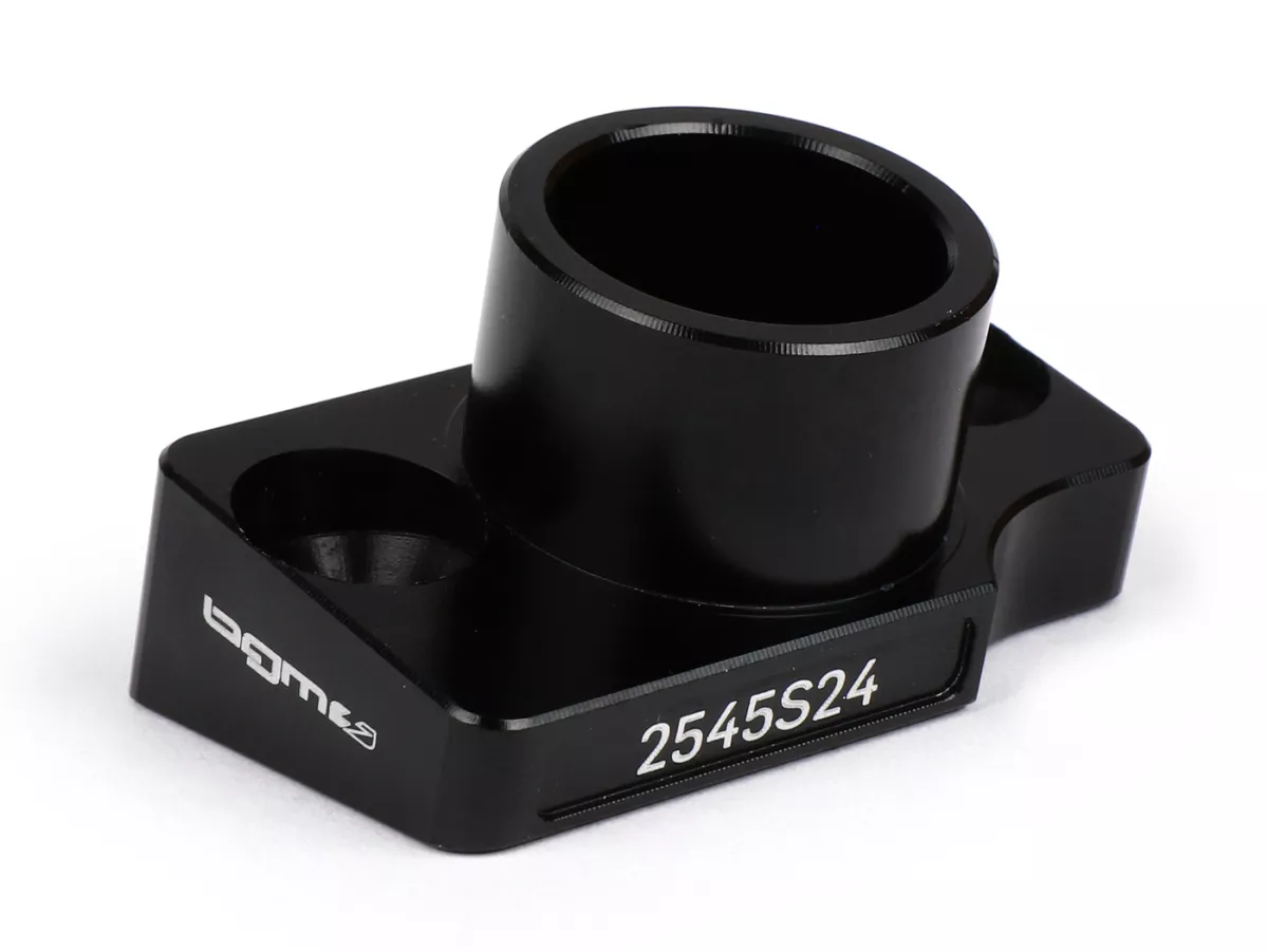 Intake manifold -BGM PRO- for Polini SpeedEngine and Pinasco Powercasing, Piaggio Ciao, Bravo, Boxer and Si, CS=Ø24mm
