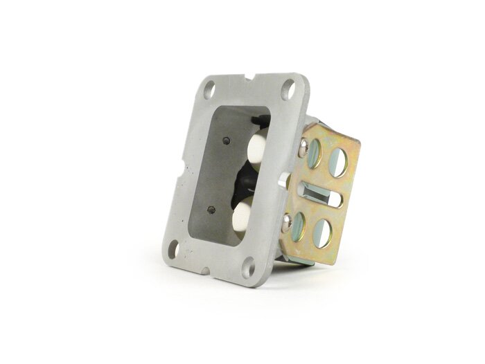Reed valve -BGM PRO- RD350-type (modified for Lambretta TS1) - GRP petals
