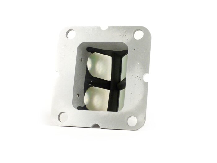 Reed valve -BGM PRO- RD350-type (modified for Lambretta TS1) - GRP petals