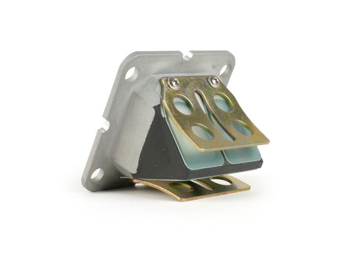 Reed valve -BGM PRO- RD350-type (modified for Lambretta TS1) - GRP petals