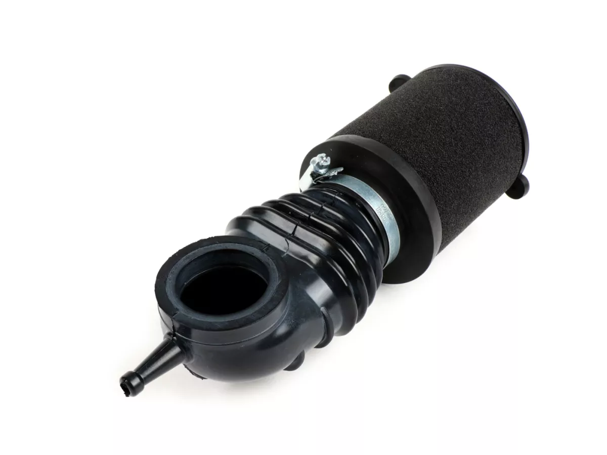 Inloppsslang Armadillo remote inkl. luftfilter -BGM PRO- Lambretta LI, LIS, SX, TV (serie 2-3), DL, GP - Ø=42mm (Dellorto PHBH)