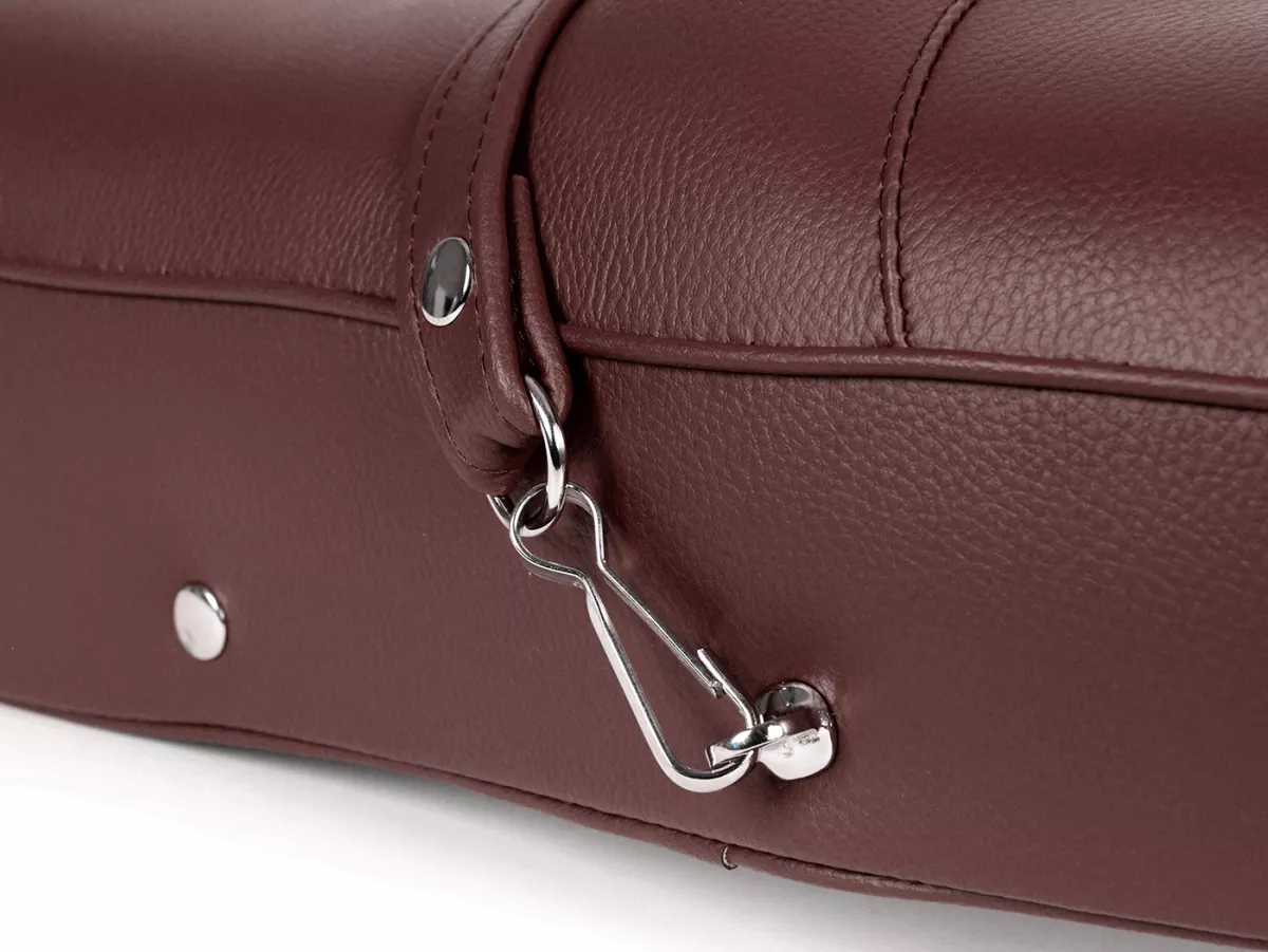 Seat -BGM PRO Pegasus with badge and riveted- Lambretta LI, LI S, SX, TV, DL, GP - brown