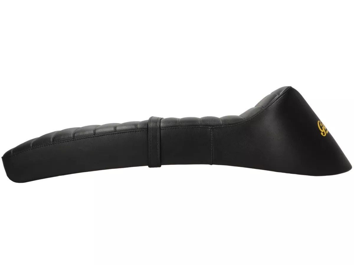 Seat -BGM PRO Giuliari 7Ts Lambretta (Serie 1-3) black - yellow lettering