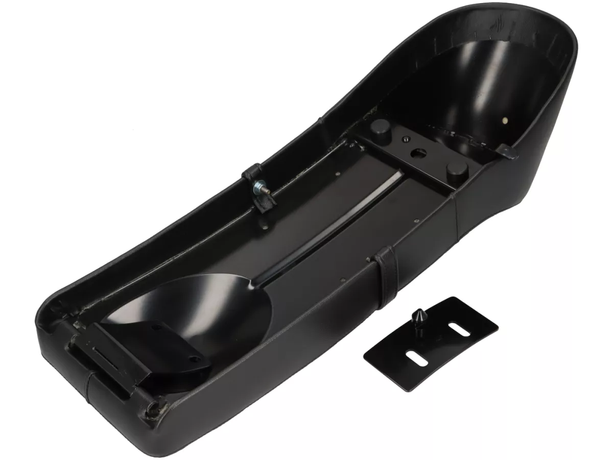 Seat -BGM PRO Giuliari 7Ts Lambretta (Serie 1-3) black - yellow lettering