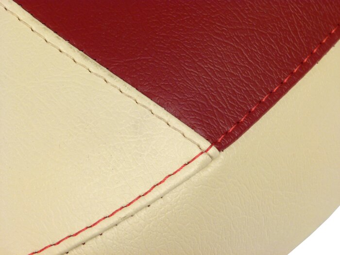 Sarung bangku kursi -BGM PRO- LAMBRETTA- LI, TV (Seri 2) - Merah Krem