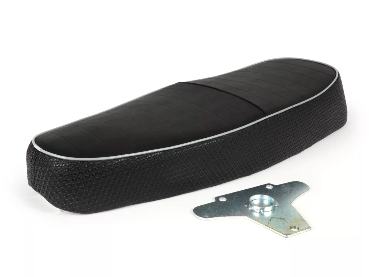 Seat -BGM PRO SportTouring- Vespa Sprint, GT, GTR, Super, TS, GL, VNA, VBA, VNB, VBB, T4, Rally 180/200, GS160, SS180 - also fits Vespa PX - without lock