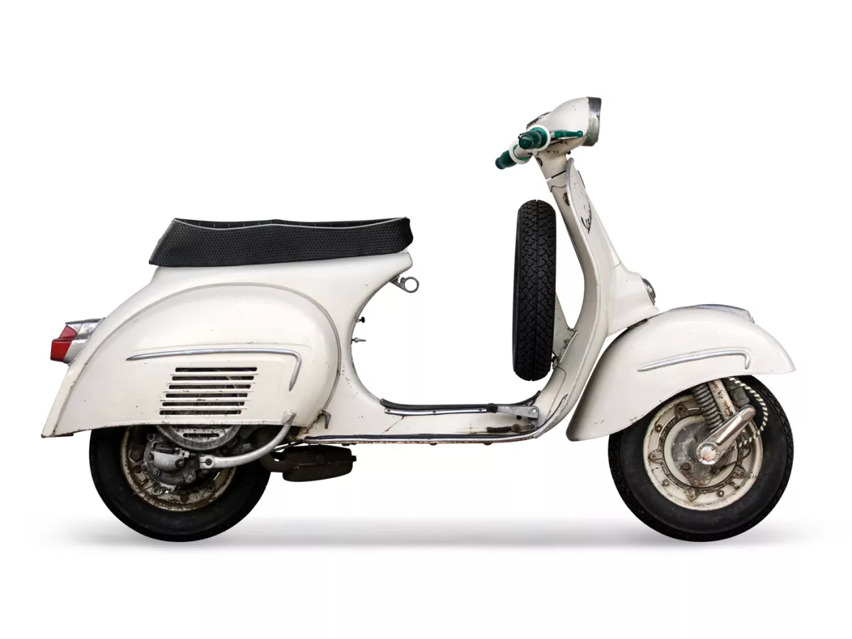 Seat -BGM PRO SportTouring- Vespa Sprint, GT, GTR, Super, TS, GL, VNA, VBA, VNB, VBB, T4, Rally 180/200, GS160, SS180 - also fits Vespa PX - without lock