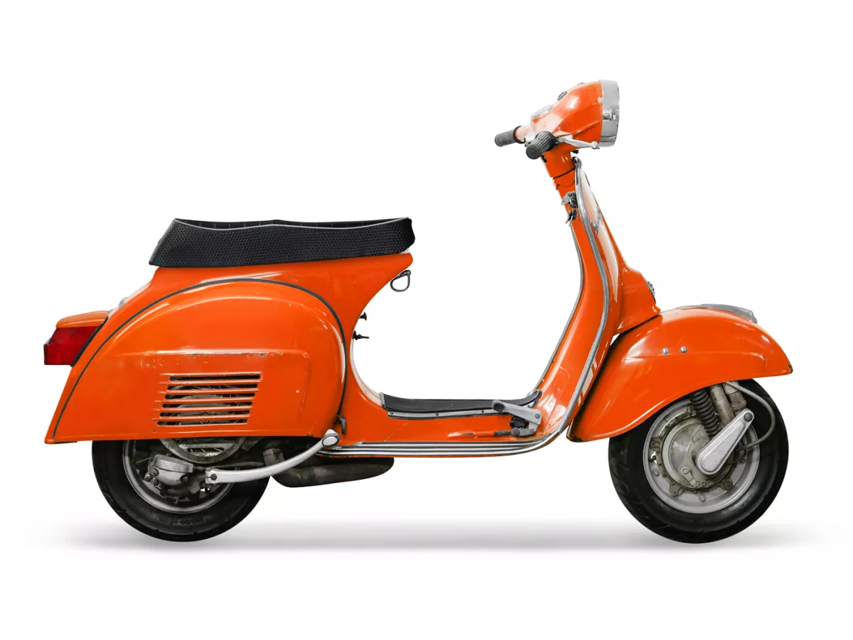 Seat -BGM PRO SportTouring- Vespa Sprint, GT, GTR, Super, TS, GL, VNA, VBA, VNB, VBB, T4, Rally 180/200, GS160, SS180 - also fits Vespa PX - without lock