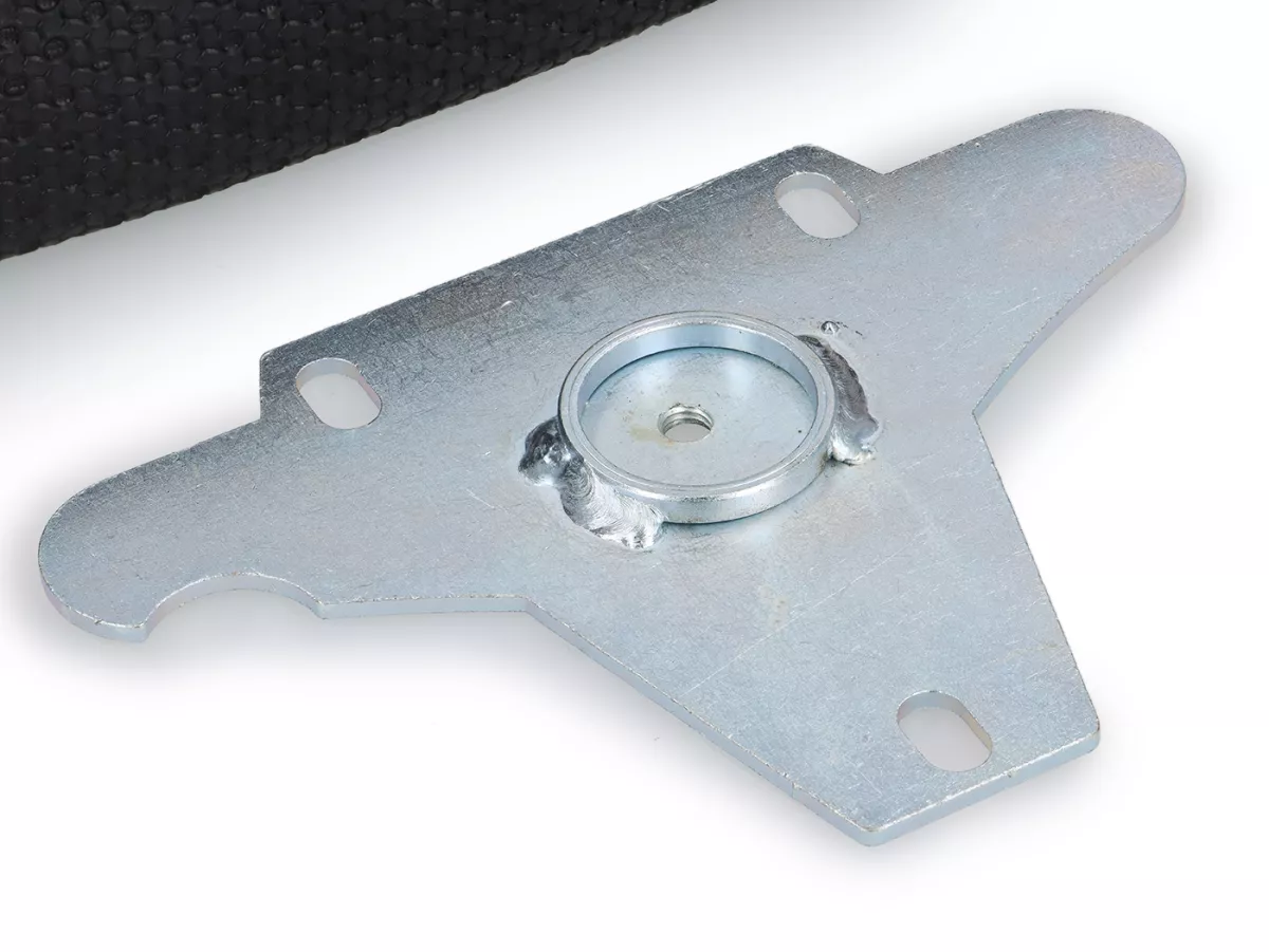 Seat -BGM PRO Sport- Vespa PX (-1983), Sprint, GT, GTR, Super, TS, GL, VNA, VBA, VNB, VBB, T4 - with flat fuel tank also fits Rally 180/200, GS160, SS180 - without lock - grey piping
