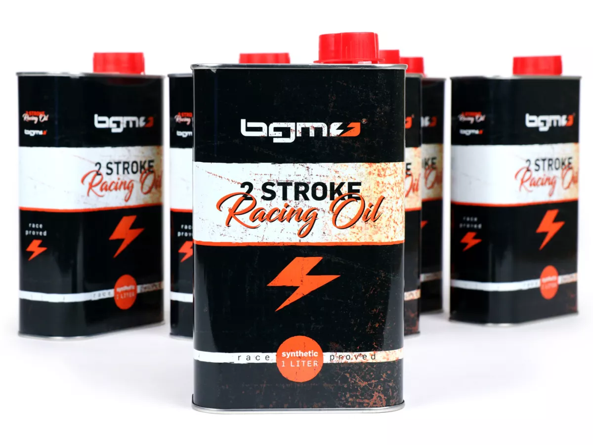 Aceite -BGM PRO Oldie Edition (Lata Vintage)- 2 tiempos sintético - 6x 1000ml - pack económico