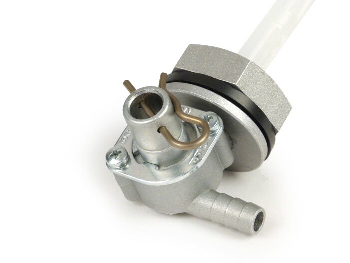 Fuel tap -BGM PRO Faster Flow V2.0- Vespa PX, T5 125cc, Rally180 (VSD1T), Rally200 (VSE1T), Sprint150 (VLB1T), TS125 (VNL3T), GT125 (VNL2T), GTR125 (VNL2T), GL150 (VLA1T), Super, VNA, VNB, VBA, VBB, V50, V90, PV125, ET3, PK S, PK XL