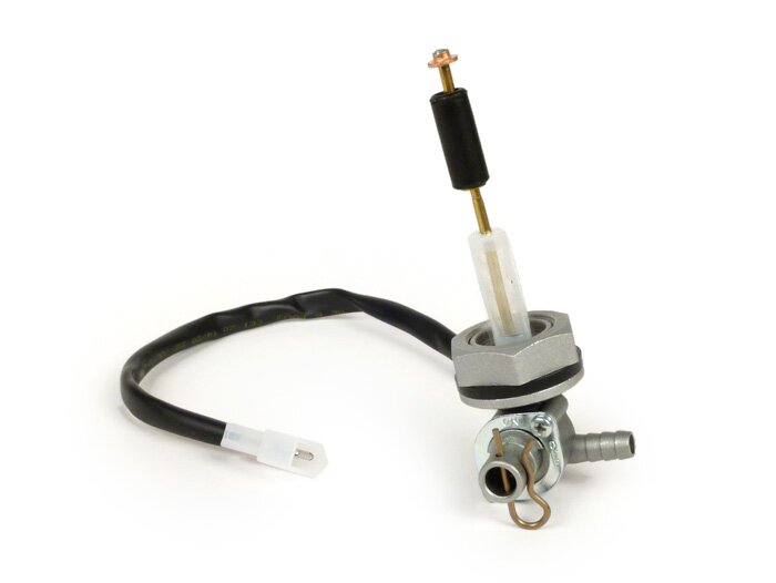 Grifo de gasolina -BGM PRO Faster Flow V2.0 elect. Indicador de reserva - Vespa PX, T5 125cc, Rally180 (VSD1T), Rally200 (VSE1T), Sprint150 (VLB1T), TS125 (VNL3T), GT125 (VNL2T), GTR125 (VNL2T), GL150 (VLA1T), Super, VNA, VNB, VBA, VBB, V50, V90, PV125, E