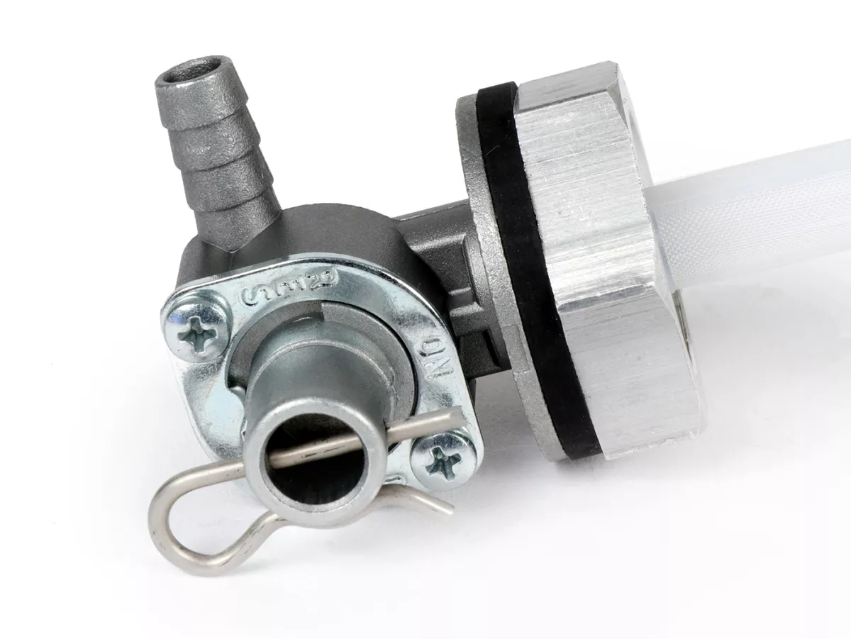 Rubinetto benzina -BGM PRO Faster Flow V2.0- Vespa Wideframe GS150 (VS1-5) - adatto anche per la conversione a tubo benzina corto su Vespa Largeframe PX, Rally, Sprint