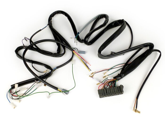 Kabelboom -VESPA- Vespa PK 50 XL (V5X3T000001-V5X3T185557) - Modellen met richtingaanwijzers, bagageruimte, elektronische ontsteking, zonder elektrische starter