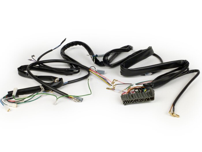 Kabelboom -VESPA- Vespa PK 50 XL (V5X3T000001-V5X3T185557) - Modellen met richtingaanwijzers, bagageruimte, elektronische ontsteking, zonder elektrische starter