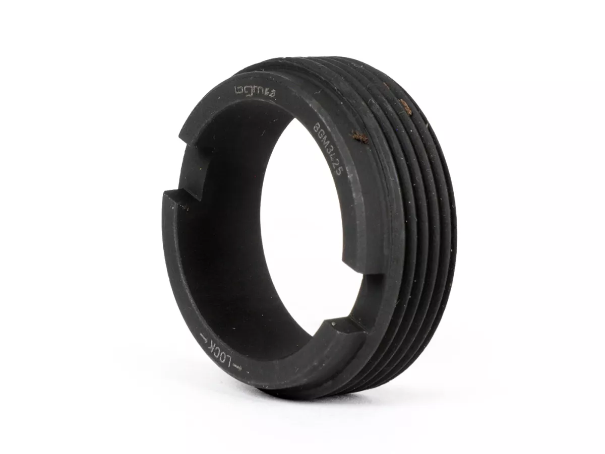 Castle nut swingarm/bantalan roda depan - BGM Original -VESPA- V50, V90, SS50, SS90, PV125, ET3