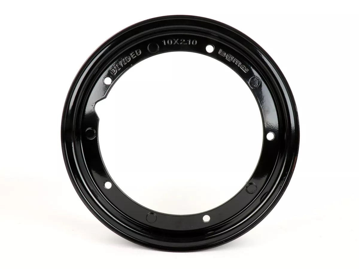 Complete bandenset -BGM Classic, Vespa 3.50 - 10 inch TT 59P (versterkt) - velg 2.10-10 zwart