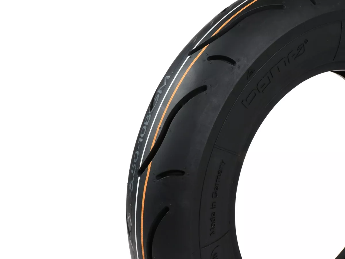 Ban -BGM Sport (Dibuat di Jerman oleh Heidenau) - 3,50 - 10 inci TL 59S 180 km/jam (diperkuat) - hanya untuk pelek tubeless
