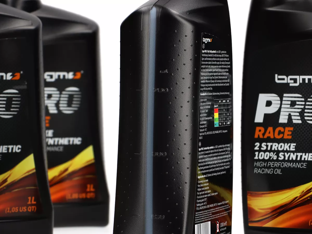 Aceite -BGM PRO RACE- 2 tiempos totalmente sintético - 6x 1000ml - paquete económico
