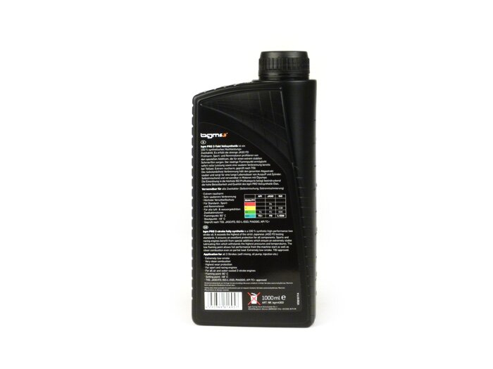 Aceite -BGM PRO RACE- 2 tiempos totalmente sintético - 12x 1000ml - paquete económico