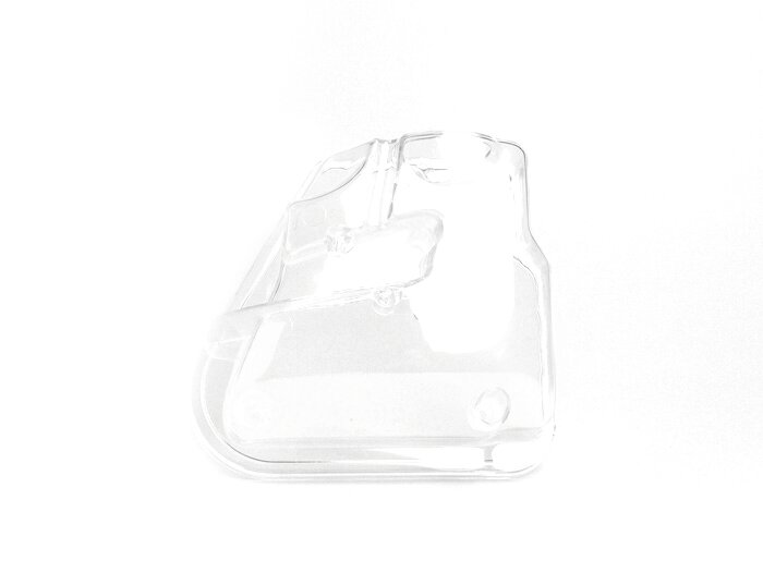 Air filter cover -BGM- Yamaha Aerox (YQ50/L, 2-stroke), MBK Nitro (YQ50/L, 2-stroke)- transparent