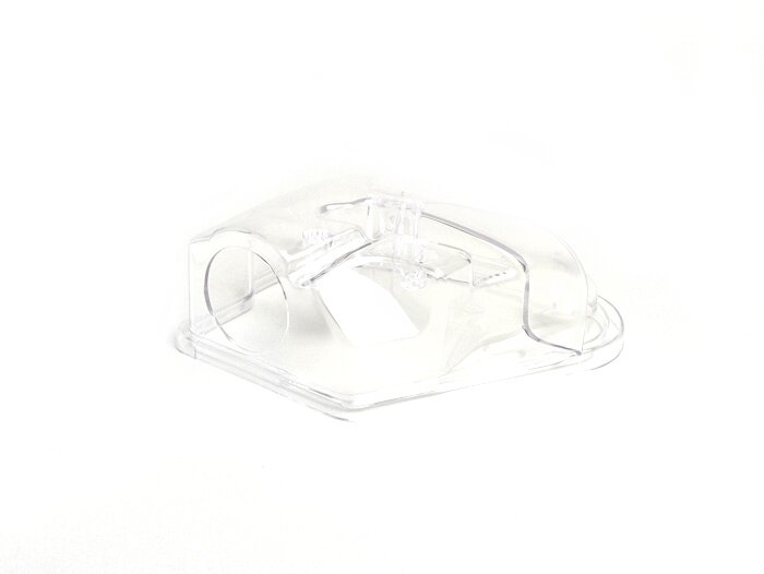 Air filter cover -BGM- Yamaha Aerox (YQ50/L, 2-stroke), MBK Nitro (YQ50/L, 2-stroke)- transparent